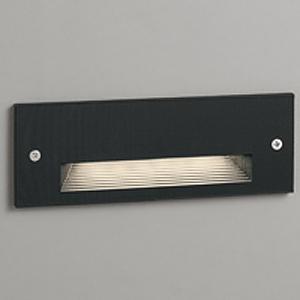 オーデリック LEDフットライト 防雨型 LED一体型 電球色 壁面埋込取付専用 黒色 OG2641...