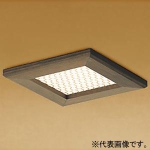 オーデリック LED和風ダウンライト 角型 口金GX53-1 電球色 配光角82° 埋込穴□150 ...