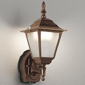 オーデリック LEDポーチライト 防雨型人感センサーモード切替型 口金E26 電球色 鉄錆色 OG2...