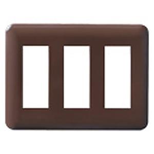 パナソニック コンセントプレート コスモシリーズワイド21 9コ用 ラウンドタイプ チョコ   WT...