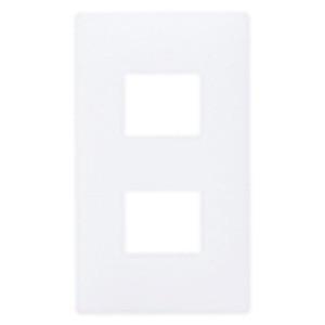 パナソニック コンセントプレート 1連用 2コ用 マットホワイト