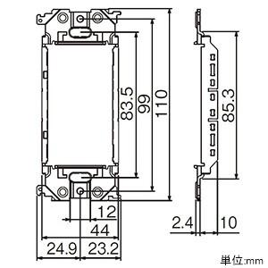 WTA3700K パナソニック 埋込スイッチ用...の詳細画像1