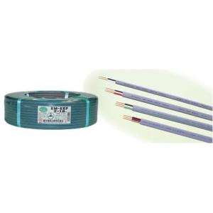 愛知電線 EM-EEF2.0mm×3C 600V G線黒白緑 100m巻 : 資材まーけっと