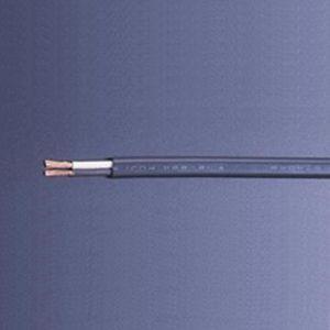 富士電線 ビニルキャブタイヤ長円形コード 0.75mm2 100m巻き 黒色