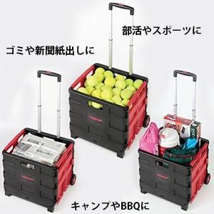パール金属 ボックス型コンテナキャリー 耐荷重...の詳細画像1