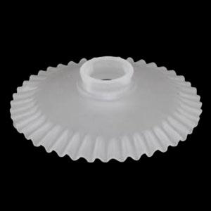 エムアンドエイ ランプシェード サイズW190×D190×H50mm ガラス製 ホワイト PY700...