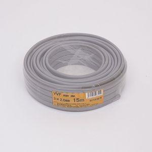 愛知電線 VVF1.6mm×3C VVFケーブル 100m巻 灰色 【送料無料