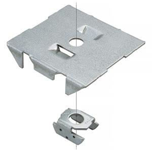 ネグロス電工 チャンネル用太陽電池取付金具 サンストラット&amp;reg;  D1・D2タイプ W3/8・...