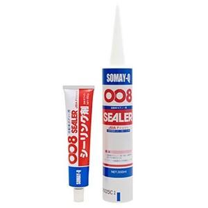 染めQテクノロジィ 008シーリング剤 湿気硬化型 内容量333ml アイボリー 008シーリングザ...