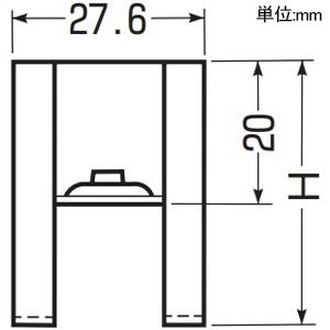 未来工業 ボイド止め金具 ボイド外側用 ボイド...の詳細画像1
