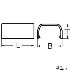 未来工業 ストレート Eモール付属品 1号 ブ...の詳細画像1