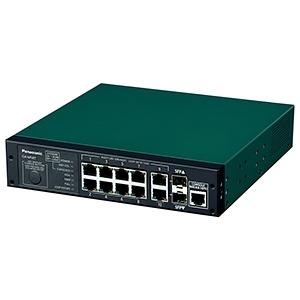 パナソニック レイヤ2スイッチングハブ 10ポート SFP×2スロット ファンレス PN26084