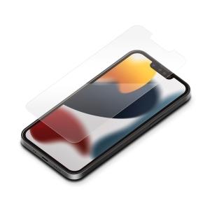 PGA iPhone 13 mini用 液晶保護ガラス スーパークリア PG-21JGL01CL｜dendenichiba