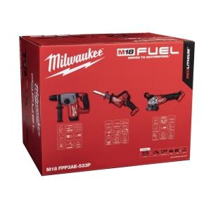 ミルウォーキー milwaukee M18 FUELパワーパック(ハンマードリル、コンパクトレシプロ...