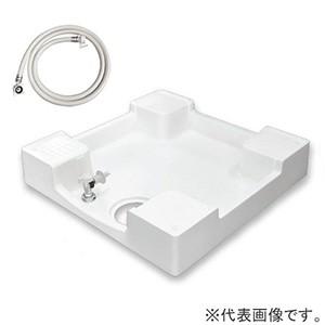 テクノテック 給水栓付防水パン フォーセットパン 幅640mmサイズ 耐荷重200kg 専用ガードなし アイボリーホワイト TPF640-CW1-GN｜dendenichiba