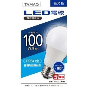 TOSHIBA（東芝） LED電球 E-CORE 防雨・防湿型 一般電球60W形相当 配光