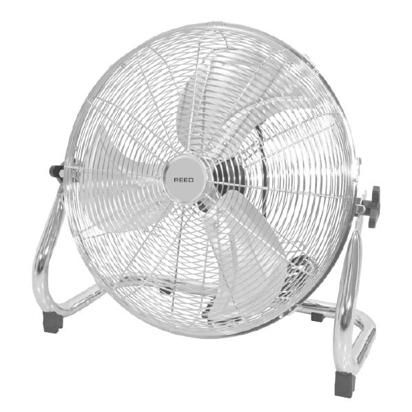 ホノベ電機 Reed 工業用扇風機 40cmアルミ羽根フロアファン メタリックシルバー RD-AYF...