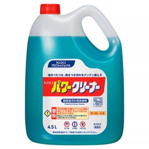 花王プロフェッショナル・サービス(株) ケース特価 4個セット Kaoパワークリーナー 4.5L 業務用 油汚れ用洗剤 4901301021199_set｜dendenichiba