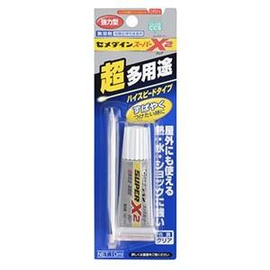 セメダイン ケース販売 100個セット 超多用途接着剤 スーパーX2 DIY用 速硬化・無溶剤タイプ 容量10ml AX-083_set｜電材堂ヤフー店