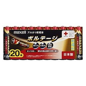 マクセル株式会社 アルカリ乾電池 VOLTAGE  単4形 20本入 LR03(T)20P｜dendenichiba