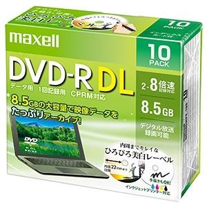 マクセル株式会社 データ用DVD-R 片面2層8.5GB 2〜8倍速記録対応 CPRM対応 10枚入...