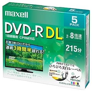 マクセル株式会社 録画用DVD-R 片面2層8.5GB 2〜8倍速記録対応 CPRM対応 5枚入 D...