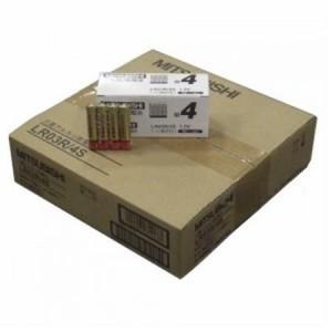 三菱 アルカリ乾電池 単4形 400本セット(4本パック×100個入) LR03R/4S_100se...