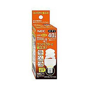 ホタルクス(NEC) 電球形蛍光ランプ コスモボール・ミニ D形 ミニクリプトン電球40W相当タイプ 3波長形電球色 E17口金 EFD10EL7E17C2C｜dendenichiba