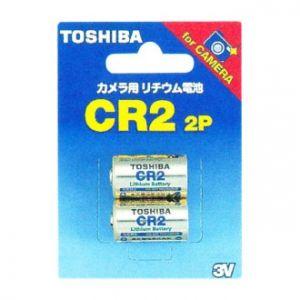 東芝 カメラ用リチウム電池 3V 10mA 850mAh 2個入 CR2G2P｜dendenichiba