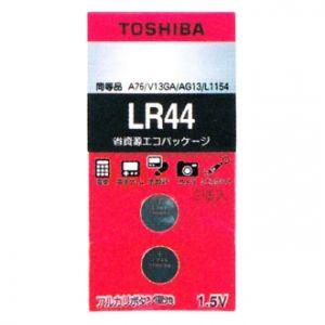 東芝 アルカリボタン電池 LR44EC2P TOSHIBA LR44