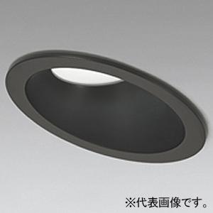 オーデリック LEDベースダウンライト 傾斜天井用 昼白色 LC調光 拡散配光 埋込穴φ125 ブラ...