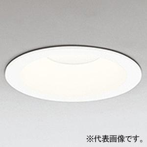 オーデリック LEDベースダウンライト 超浅型 電球色 LC調光 拡散配光 埋込穴φ100 オフホワ...