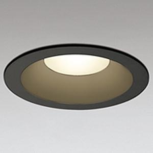 オーデリック LEDベースダウンライト 電球色 非調光タイプ 拡散配光 埋込穴φ125 ブラック O...