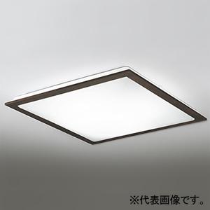 オーデリック LEDシーリングライト 角型 〜12畳用 電球色〜昼光色 エボニーブラウン色 OL25...