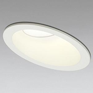 オーデリック LEDベースダウンライト 傾斜天井用 R15 電球色 LC調光 拡散配光 埋込穴φ12...