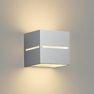 コイズミ照明 LEDポーチ灯 防雨型 上下面照射 非調光 電球色 シルバーメタリック AU54609