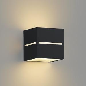 コイズミ照明 LEDポーチ灯 防雨型 上下面照射 非調光 電球色 ブラック AU54611