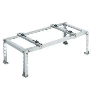 日晴金属 クーラーキャッチャー 平地用 エコキュート対応 使用荷重80kg 溶融亜鉛メッキ仕上げ g...