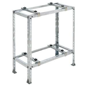 日晴金属 クーラーキャッチャー 平地二段用 使用荷重80kg×2 溶融亜鉛メッキ仕上 goシリーズ ...