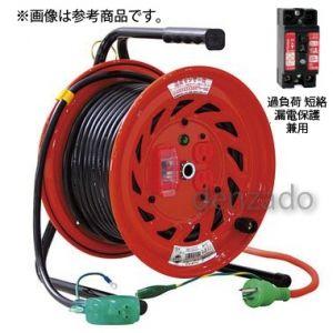 日動工業 びっくリール 延長コード型 標準型 アース・過負荷漏電保護兼用型 コンセント数:3+2 長...