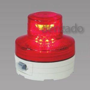 日動工業 LED回転灯 夜間自動点灯タイプ 防雨型 電池式 赤 NU-BR｜dendenichiba