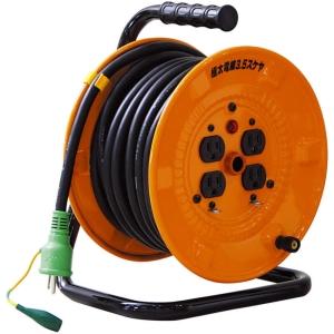 日動工業 コードリール 100V 屋内用 アース付 極太3.5mm2電線 20m NNP-E24F