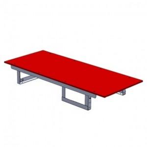 ジェフコム バンキャビネット テーブルタイプ サイズ:幅1400×奥行580×高さ200mm SCT-T03｜dendenichiba