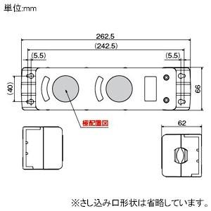 アメリカン電機 ダブルタップ 引掛形・2ヶ口 ...の詳細画像1