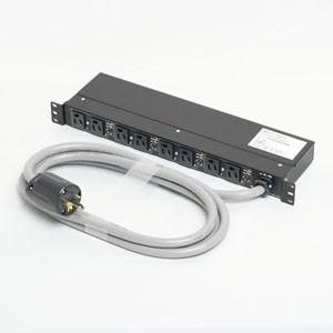 アメリカン電機 1Uコンセントバー 抜止形・8ヶ口 接地形2P 30A 125V 30A(NEMA ...