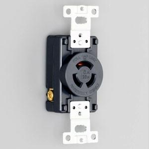 アメリカン電機 埋込コンセント 引掛形 接地形2P 15A 125V 圧着端子式・引締式 黒色 31...