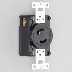 アメリカン電機 埋込コンセント 引掛形 2P 30A 250V 圧着端子式・引締式 2320