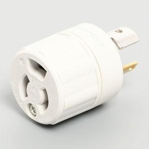 アメリカン電機 さし込み口変換アダプター 引掛形→抜止形 接地形2P