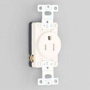 アメリカン電機 埋込コンセント 平刃形 接地形2P 15A 125V 圧着端子式・引締式 NEMA(...