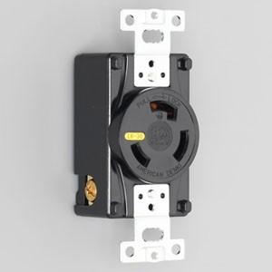 アメリカン電機 埋込コンセント 引掛形 接地形2P 30A 250V 圧着端子式・引締式 NEMA(...